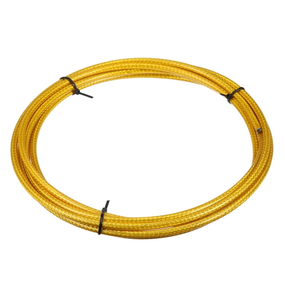 Bicycle Shifter Cable Bike Brake Shifter Cable Brake Line Tube Cycling Replacement Gold Tone