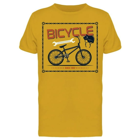 Bicycle Shop Poster T-Shirt Men -Image by Shutterstock, Male 3X-Large