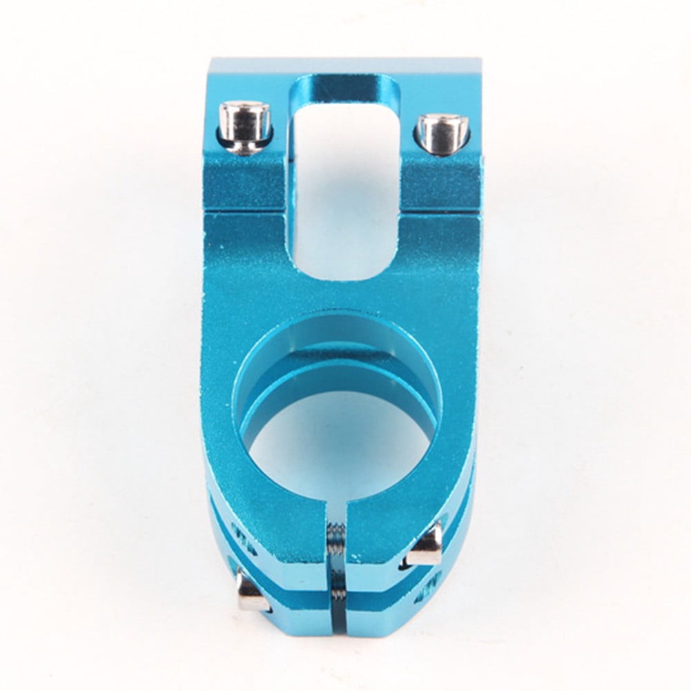 Bicycle Short Handlebar Adjustable 31.8Mm Stem Bike Stem Blue