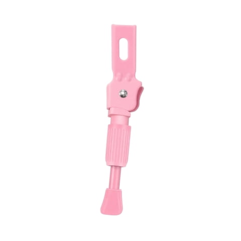 Bicycle Side Kickstand, 14 Inch Aluminum Alloy Rear Mount Parking Support, Steady Single Leg Prop for Folding Bike Cycling Replacement Part Pink