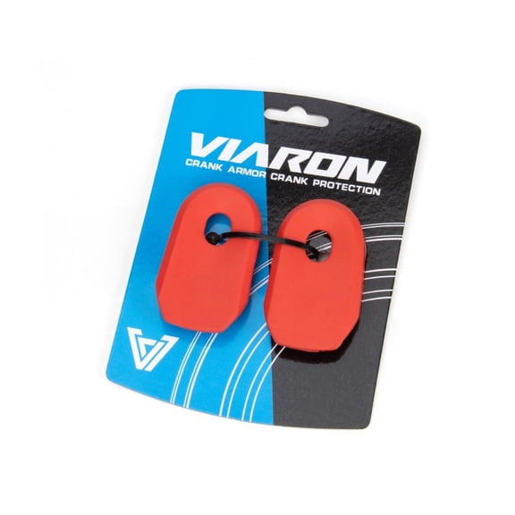 Bicycle Silicone Crank Protector Cover Cap Crankset for Mountain Road Bike Anti-Scratch Non-Slip 2 Pack red