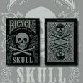 thumbnail image 1 of Bicycle Skull Metallic (Silver) USPCC by Gambler's Warehouse - Trick, 1 of 1