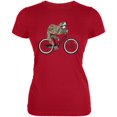 thumbnail image 1 of Bicycle Sloth Juniors Soft T Shirt Red X-LG, 1 of 1