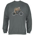 thumbnail image 1 of Bicycle Sloth Mens Sweatshirt Charcoal SM, 1 of 1