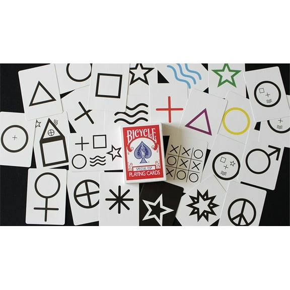 Bicycle Special ESP Red Playing Cards (plus 15 Online Effects) by USPCC