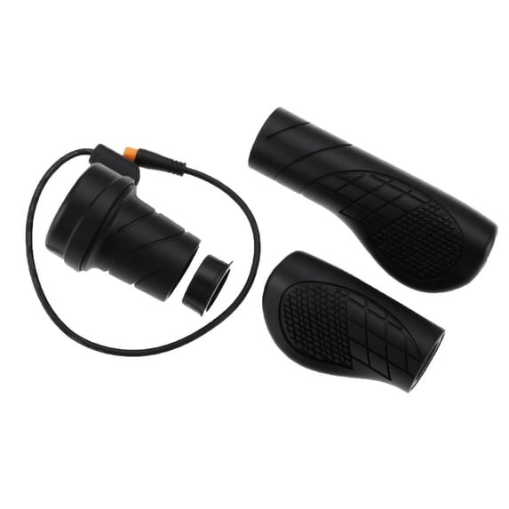 Bicycle Speed Handle,Kaireo Right Handle 20X Half Throttle 24V 36V 48V 60V 72V Sm/ Connector for E or Folding Scooter Absorption Effect Brings Comfortable Riding Experience