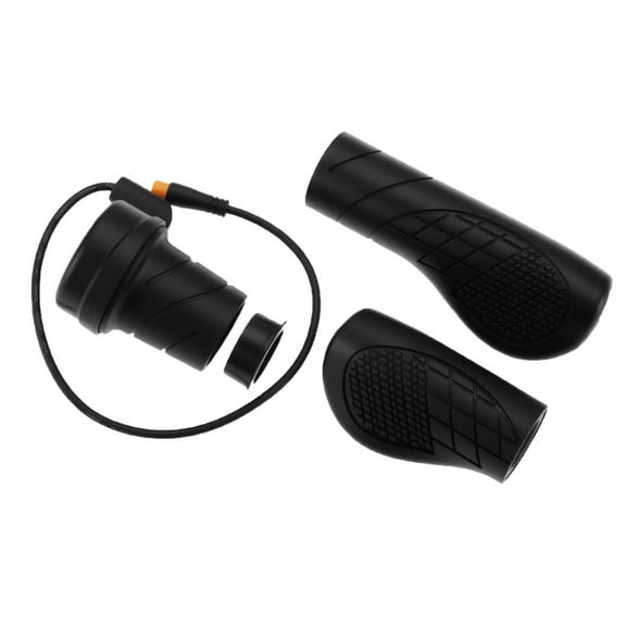 Bicycle Speed Handle,Kaireo Right Handle 20X Half Throttle 24V 36V 48V 60V 72V Sm/ Connector for E or Folding Scooter Absorption Effect Brings Comfortable Riding Experience