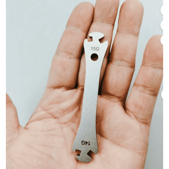 Bicycle Spokes Wrench Rim Knitting Tool Wheel Spoke Fastening Correction Repair Wire Wrench 14/15G