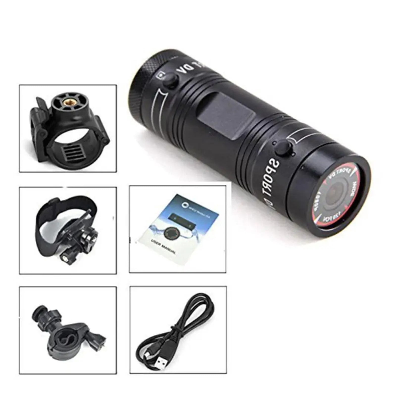 Bicycle Sports Camera Mountain Bike Motorcycle Helmet Action Camera DV F9 Camcorder Full 1080p HD Car Video Recorder