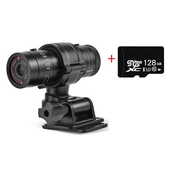 Bicycle Sports Camera Waterproof Action Camera 4K Mountain Bike Motorcycle Helmet Action Mini Camera DV F9 Camcorder Full 1080p HD Car Video Recorder ,Lightweight