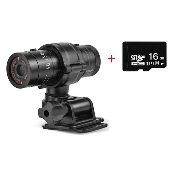 Bicycle Sports Camera Waterproof Action Camera 4K Mountain Bike Motorcycle Helmet Action Mini Camera DV F9 Camcorder Full 1080p HD Car Video Recorder ,Lightweight