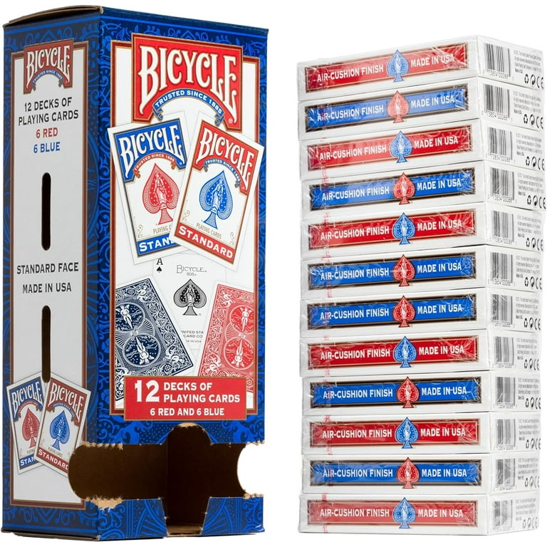 Bicycle Standard Playing Cards 13個セット Bicycle Standard Playing Cards 12 Pack Poker Size Assorted