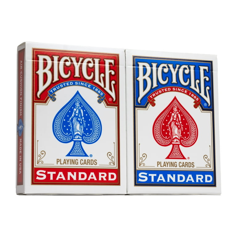 Bicycle Playing Cards 2 Pack Standard Index Red Blue Walmart