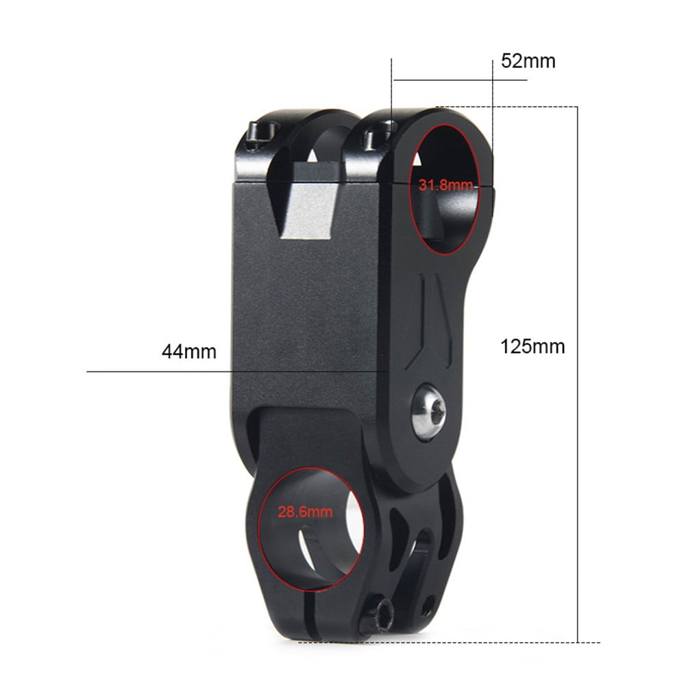 Bicycle Suspension Stem with Adjustable Hardness and Softness Red