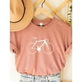 thumbnail image 1 of Bicycle T-Shirt, Good Times Shirt, Cyclist Shirt, Bike Rider Tshirt, Bicycle Lover Gift, Bicycle Birthday Minimalistic Bicycle Tee For Men TH210536, 1 of 5