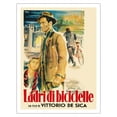 thumbnail image 1 of Bicycle Thieves (Ladri Di Biciclette) - Vintage Italian Film Movie Poster by Ercole Brini c.1948 - Fine Art Matte Paper Print (Unframed) 20x26in, 1 of 4