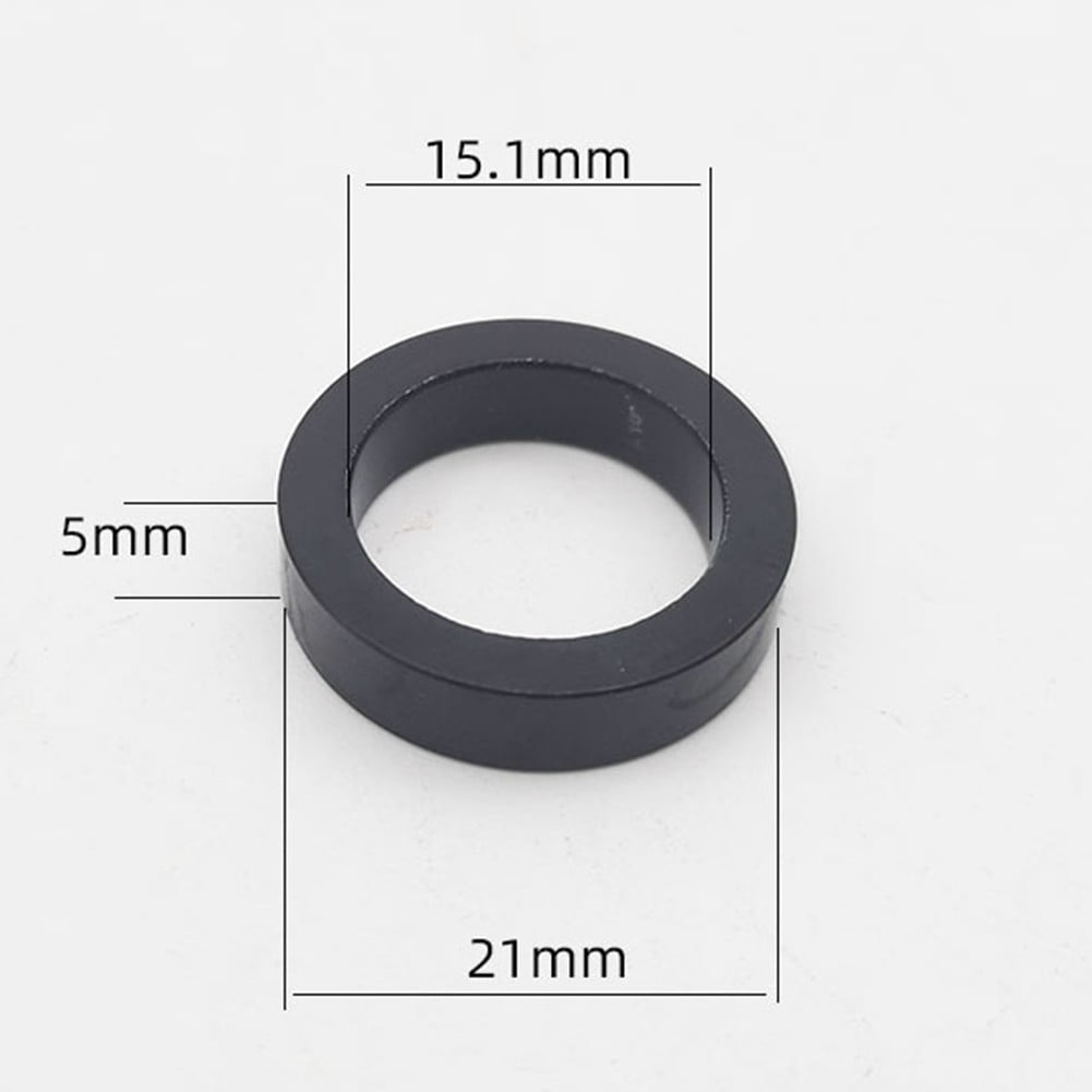 Bicycle Thru Axle Washer x3/7.5mm M15x0.2/5mm Hubs Axle Flat/Conical