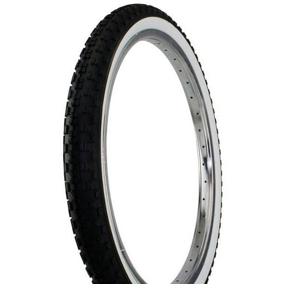PRO+ Comp3 Thread Bicycle Tire 20" x 2.125", Black and White
