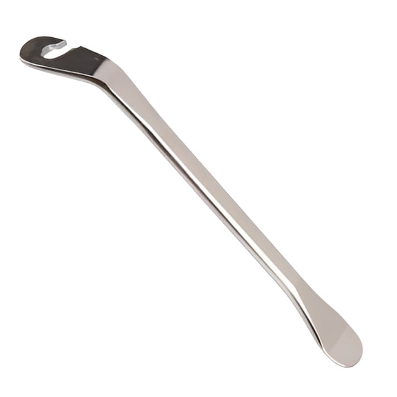 Bicycle Tire Lever, 4.92 inch Metal Tyre Spoon Changing Tool for Motorcycle, Universal Tire Disassembly Levers for Tires Wheel Rim Replacement, Bicycle Wheel Repair Accessories,Silver