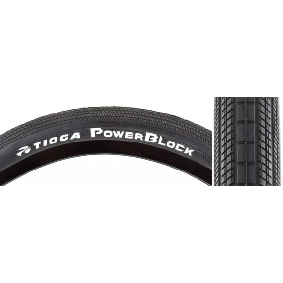 Bicycle Tire Tioga Powerblock 20x2.1 Wire Black