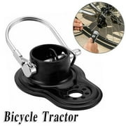 Bicycle Tractor, Black Iron Stainless Steel Towing Hook Hitch, Durable  Corrosion Resistant, Bicycle Trailer Accessories for Most Bicycles and Children Trailers