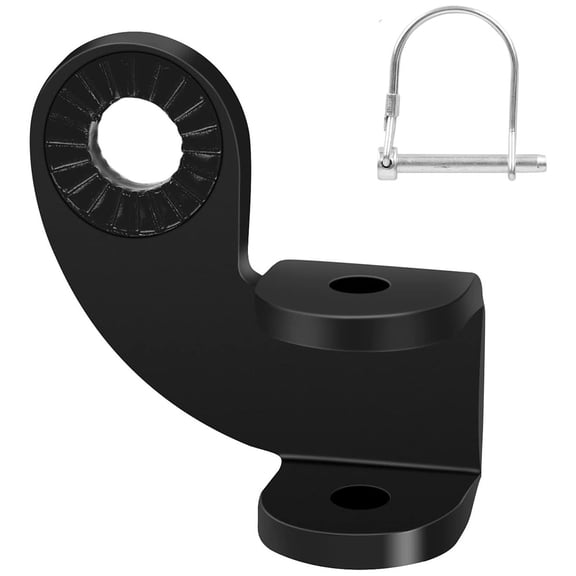 Bicycle Trailer Coupling Stainless Steel Hitch Connector Attachment Angled Elbow