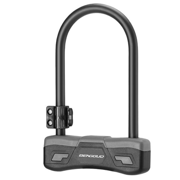Bicycle U Lock with Mounting Bracket Bicycle U-shaped Lock with 2 Keys Anti-Theft Lock for Electric Scooter Mountain Bikes