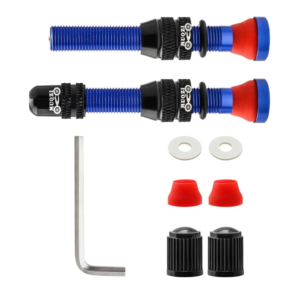 Bicycle Valve Core Bike Tire Stems Bike Valve Lock Nut Tubeless Valve