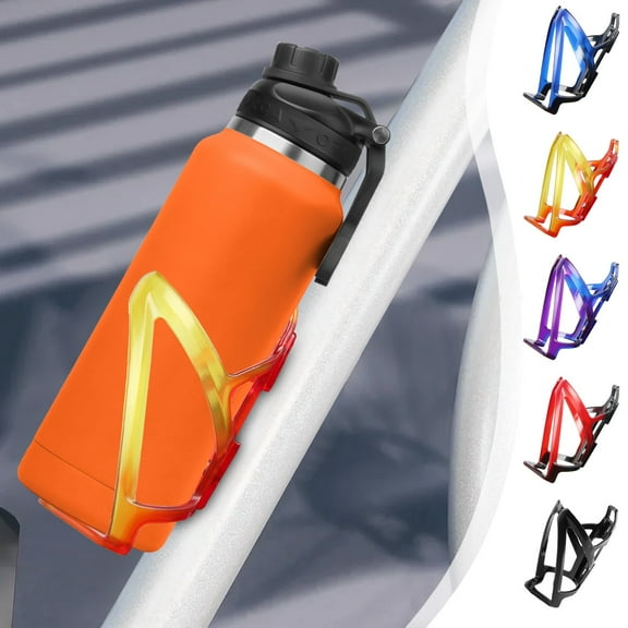Bike Water Bottle Holder | Universal Cycling Bottle Cage Mount - 750ml Capacity | Lightweight Plastic Frame Mount | Weather Resistant Bicycle Drink Holder | 5 Colors Available | Easy Installation