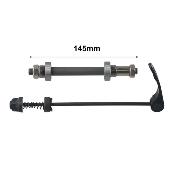 Bicycle Wheel Hub Set with Steel Quick Release Axles and Dual 6000 Bearings, Front 10.8 cm and Rear 14.5 cm for Road and Mountain Cycling(Rear)
