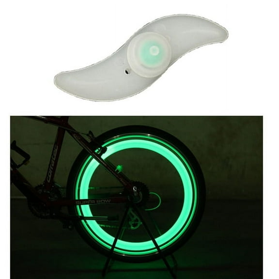 Bicycle Wheel Spoke Light 3 Mode LED Neon Waterproof Bike Safety Warning Light Easy To Install Bicycle Accessories with Battery