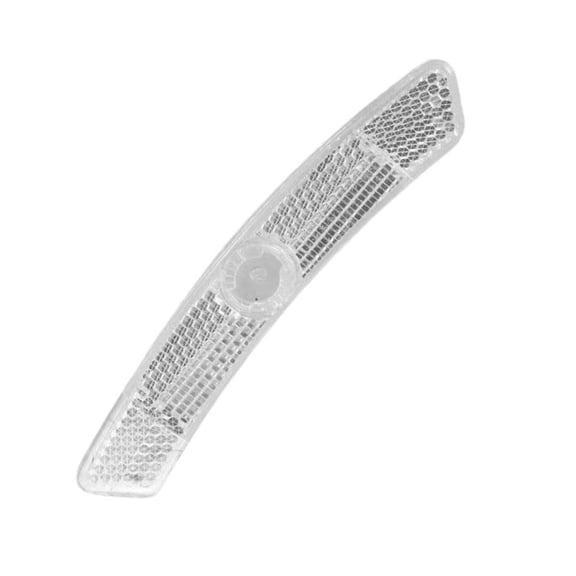 Bicycle Wheel Spoke Reflector, Clear White Clip-on Safety Reflector for Bike Night Riding
