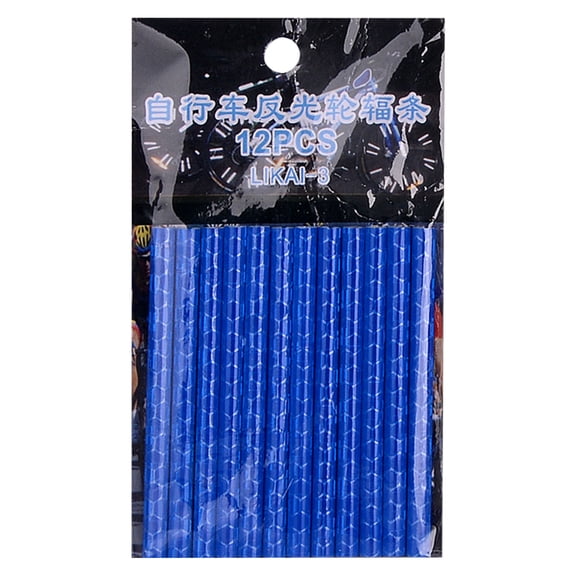Bicycle Wheel Spoke Reflector Quick Mount Warning Reflective Strip for Mountain Bike Road Bike Cycling Safety Light Clip Accessory