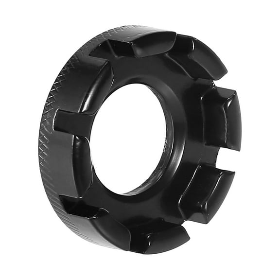 Bicycle Wheel Spoke Wrench 8 Hole Bike Cycling Spanner Repair Tool Black Metal