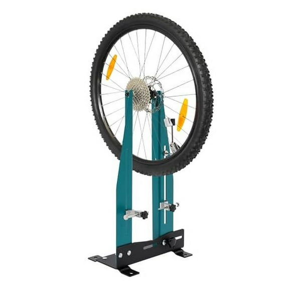 Bicycle Wheel Truing Stand, Professional Bike Wheel Maintenance Stand, Removable Multi-function Bicycle Wheel Rim Alignment Repair Tool, Adjustable Width 3.5-5.9 Inches, 360 Swive