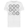 thumbnail image 1 of Bicycle Wheels T-Shirt Men -Image by Shutterstock, Male XX-Large, 1 of 2