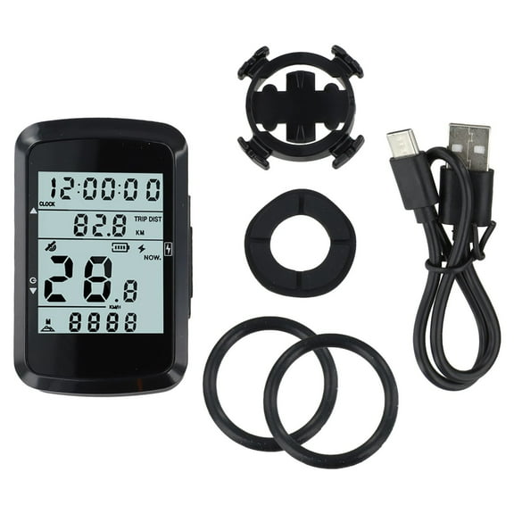 Bicycle Wireless Computer Gps 2.4 Inch Lcd Speedometer And Odometer With Extended Bracket Base Bike Stopwatch Cycling Accessory