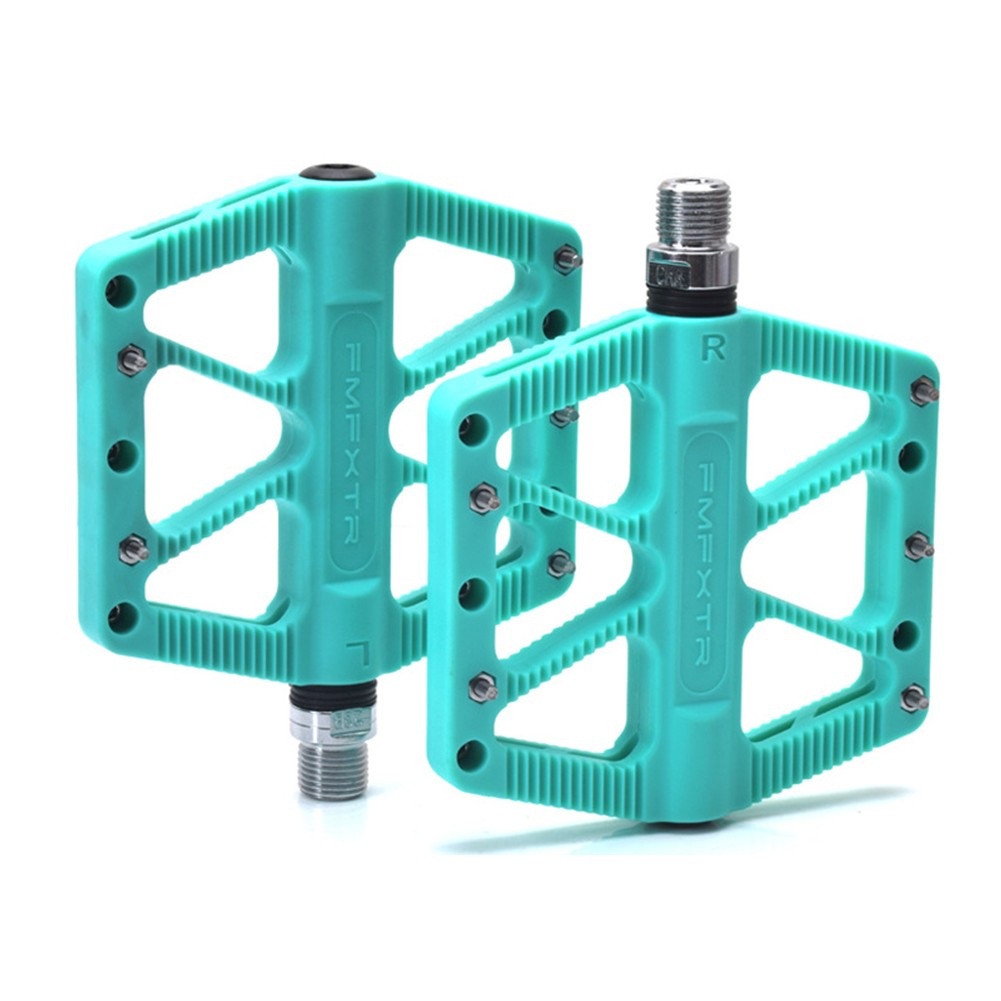 Bicycle pedal nylon fiber pedal nonslip tread Palin bearing widened