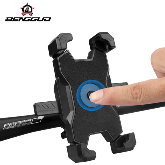Bicycle phone holder 360  rotation one key lock phone holder electric bike motorcycle adjustment bracket