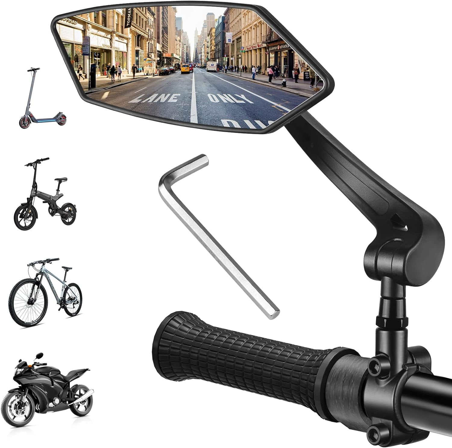 Bicycle Handlebar Wrist Bike Rear View Mirror Bike Mirror
