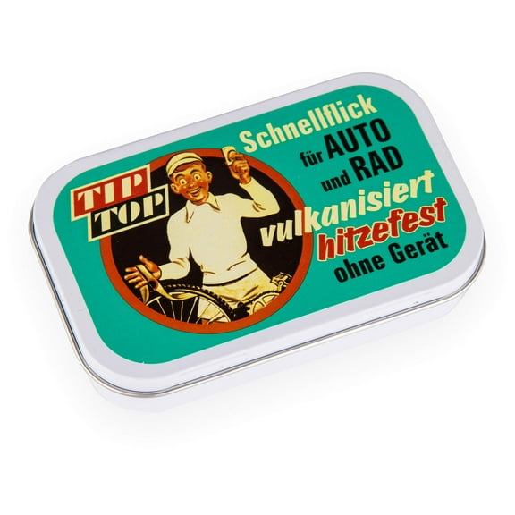 Bicycle repair kit TT02, touring, in Retro metal box