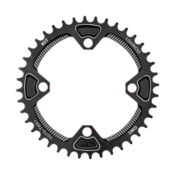 Bicycles 104BCD Crank Chainring 40T/42T Round Chainring Easy to Install
