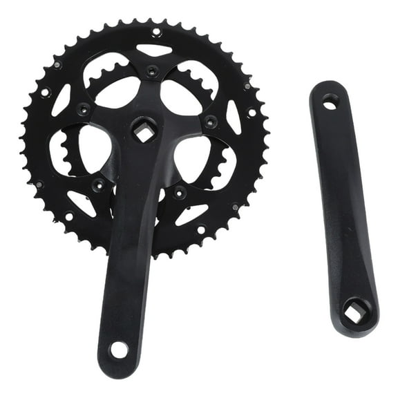 Bicycles Crank Arm Set for Mountain Bicycles Road Bikes 50/34T Mountain Bikes 170mm Square Crankset 8/9 Speed Crankset