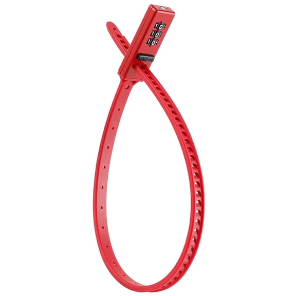 ANXPTIME Adjustable Bike Lock Zips Tie Lock Bike Scooter Lockers with 3 Digit Passwords
