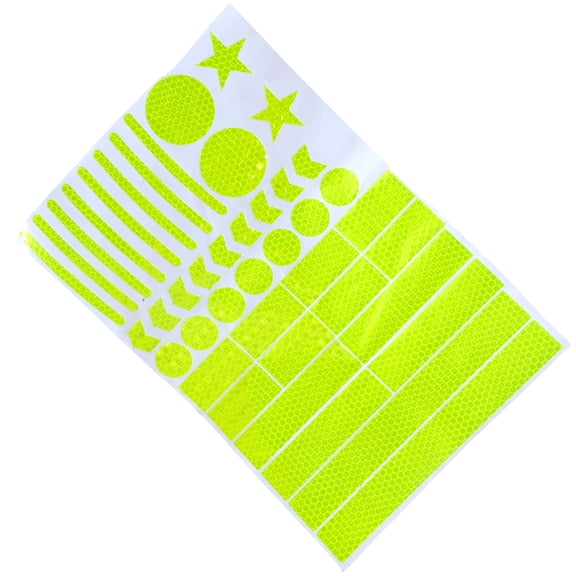 Bicycles Motocycle Night Safety Warning Sticker Car Strong Reflective Stickers Bike Helmets Sticker Easy to Use