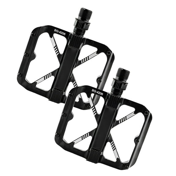 Bicycles Pedals Nonslip Wide Platform Bikes Flat Pedals 9/16Inch Thread Sealed Bearing Mountain Bikes Pedals