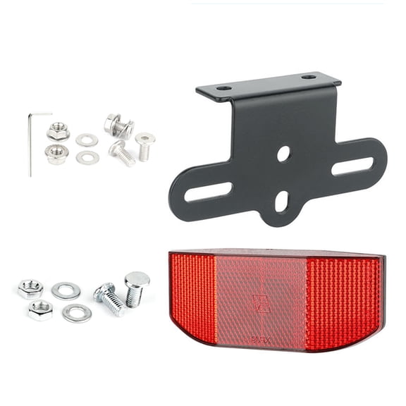 Bicycles Rear Racks Set Bikes Tail Light Holder Bike Light Reflectors Mount Stand for Night Cycling Safety