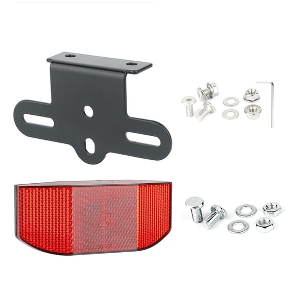 Bicycles Rear Racks Set Bikes Tail Light Holder Bike Light Reflectors Mount Stand for Night Cycling Safety
