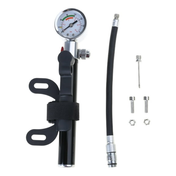 Bicycles Tire Pumps, 120PSI Bicycles Tire Air Pumps with Pressure Gauge, Small Bicycles Hand Pumps for Mountain Bicycles