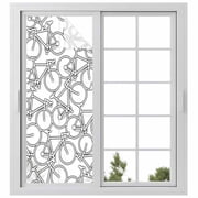 Bicycles Window Privacy Film, Modern Simple Hand-drawn Vehicle Art Static Cling UV Sun Blocking Heat Control Window Tint Day and Night, Non-Adhesive One Way Windows Privacy Cover 29.5x78.7